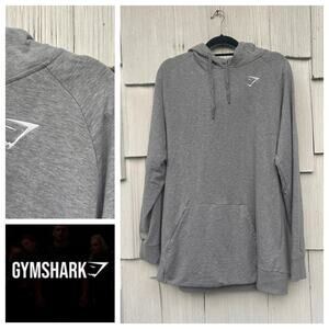 Gymshark Men’s Hoodie Sweater‎ XXL Stone Grey Fitness Athletic